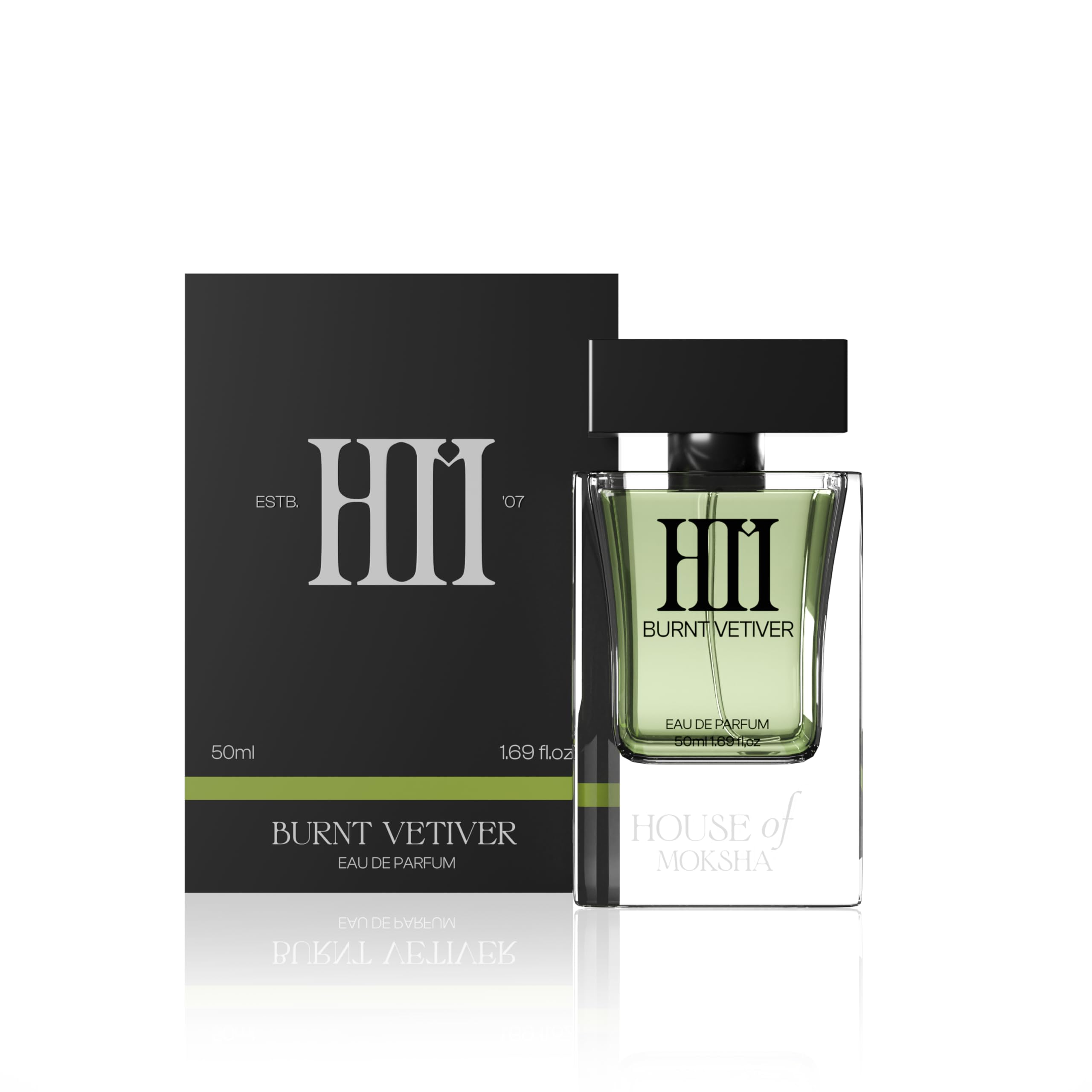 Buy House of Moksha Burnt Vetiver EDP (50ml) | High Projection